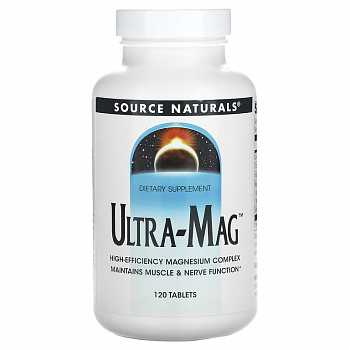 Ультра-Маг (Ultra-Mag), Сорс Натуралс (Source Naturals), 120 таблеток